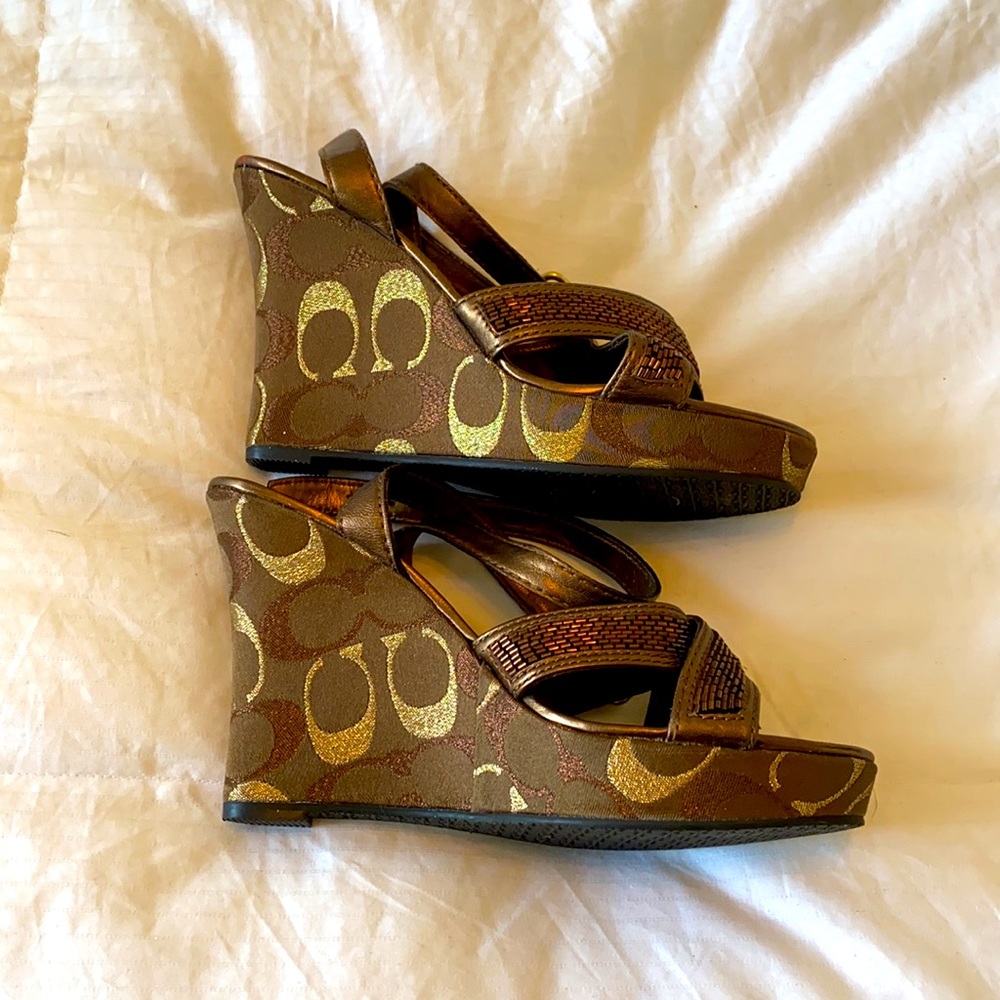 Coach Wedges - Picture 3 of 5